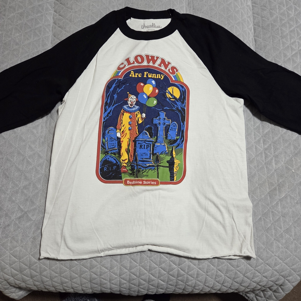 Threadless Black and White Graphic Tee